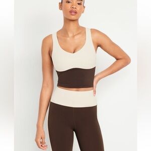 Old Navy StudioSmooth Seamed Longline Top and leggings set